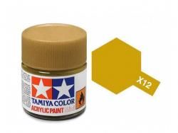 Tamiya Acrylic Mini X-12 Gold Leaf