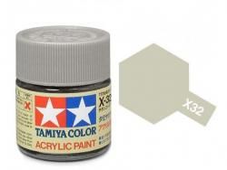 Tamiya Model Color Acrylic Paint X-32 Titanium Silver Net 10ml 81532