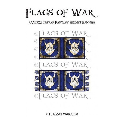 Dwarf Fantasy Helmet Banners