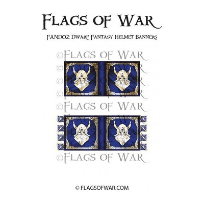 Dwarf Fantasy Helmet Banners