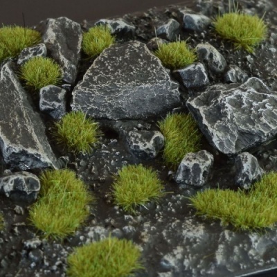 Dry Green Tufts, 2mm, WILD