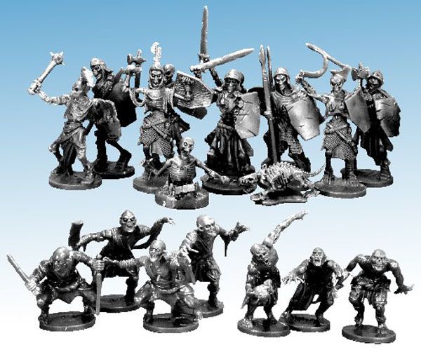 Undead Encounters: Skeletons, Ghouls, Zombies